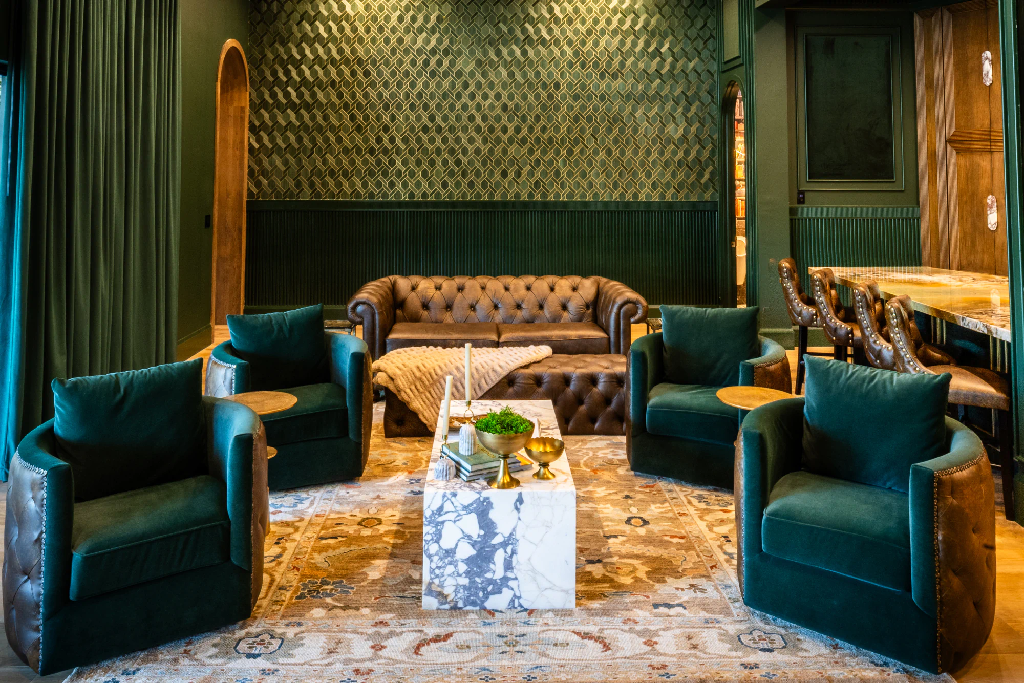 Traditional Upholstered Sofa Design